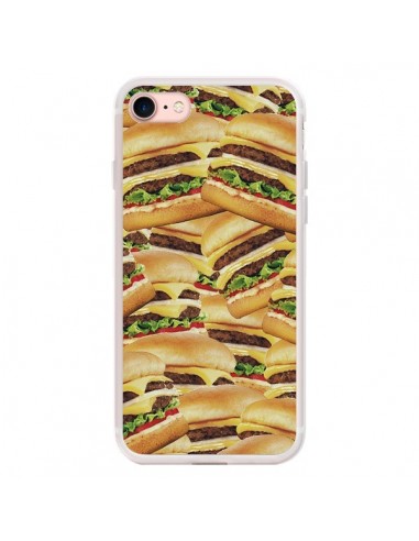 Coque iPhone 7/8 et SE 2020 Burger Hamburger Cheeseburger - Rex Lambo