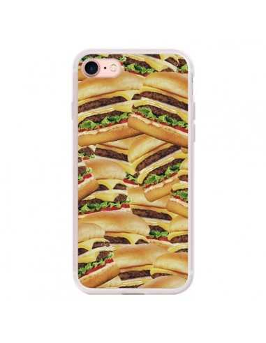 Coque iPhone 7/8 et SE 2020 Burger Hamburger Cheeseburger - Rex Lambo