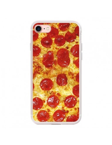 Coque iPhone 7/8 et SE 2020 Pizza Pepperoni - Rex Lambo