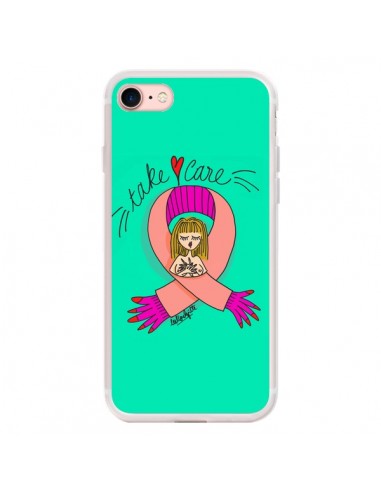 Coque Take care Maman Fête des Mères pour iPhone 7 - Leellouebrigitte