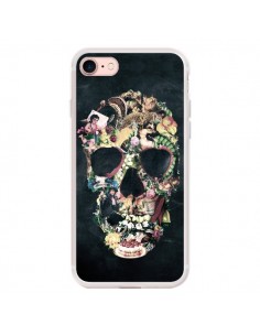 Coque iPhone 7/8 et SE 2020 Skull Vintage Tête de Mort -...