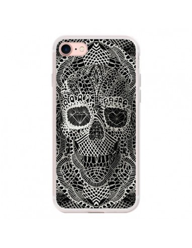 Coque iPhone 7/8 et SE 2020 Skull Lace Tête de Mort - Ali Gulec
