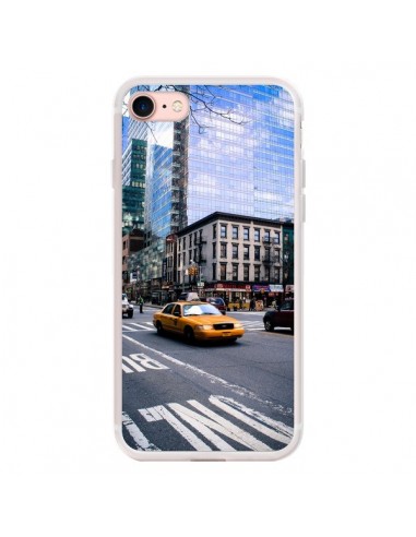 Coque iPhone 7/8 et SE 2020 New York Taxi - Anaëlle François