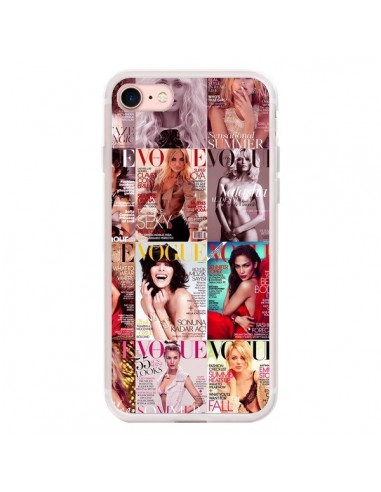 Coque iPhone 7/8 et SE 2020 Magazine Vogue Couverture Cover - Benoit Bargeton