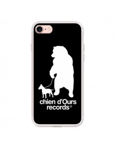 Coque iPhone 7/8 et SE 2020 Chien d'Ours Records Musique...