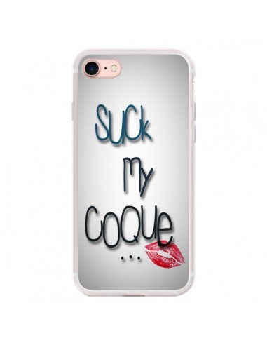 Coque iPhone 7/8 et SE 2020 Suck my coque Lips Bouche Lèvres - Bertrand Carriere