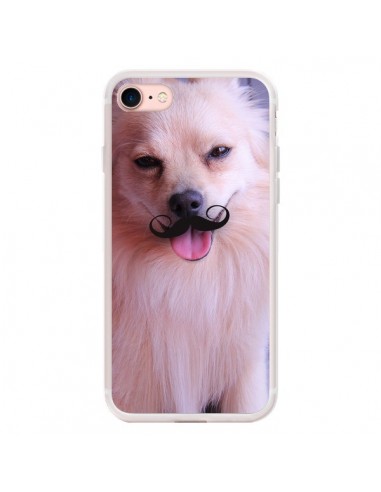 Coque iPhone 7/8 et SE 2020 Clyde Chien Movember Moustache - Bertrand Carriere