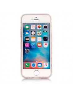 Coque iPhone 5/5S et SE Macarons Transparente en silicone... 2