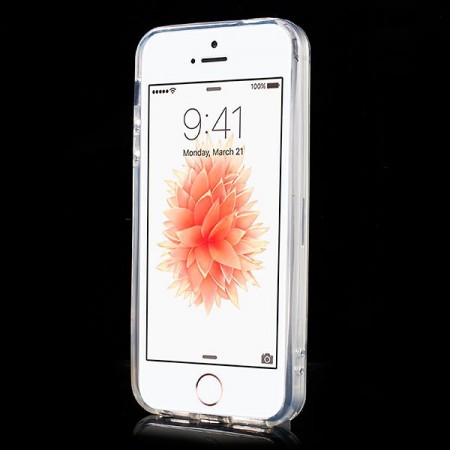 Coque iPhone 5/5S et SE Cactus Multiple Transparente en silicone semi-rigide TPU