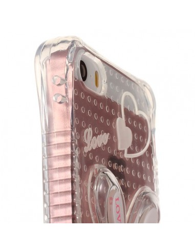 Coque iPhone 5/5S et SE Lapin en Relief avec...