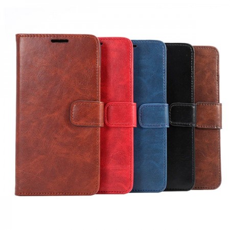 Etui Portefeuille Simili Cuir Luxe pour iPhone 5/5S et SE