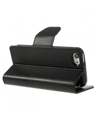 Etui Portefeuille Simili Cuir Luxe pour iPhone 5C