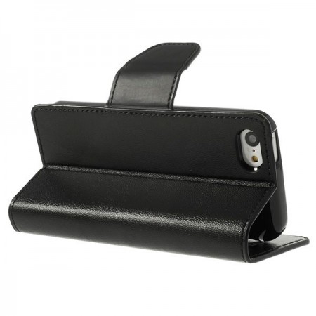 Etui Portefeuille Simili Cuir Luxe pour iPhone 5C