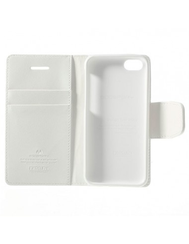 Etui Portefeuille Simili Cuir Luxe pour iPhone 5C