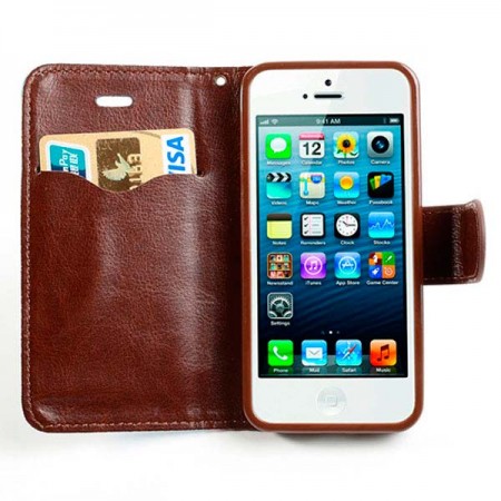 Etui Portefeuille en Jean à Fleurs pour iPhone 5/5S et SE Etui Portefeuille en Jean à Fleurs pour iPhone 5/5S et SE