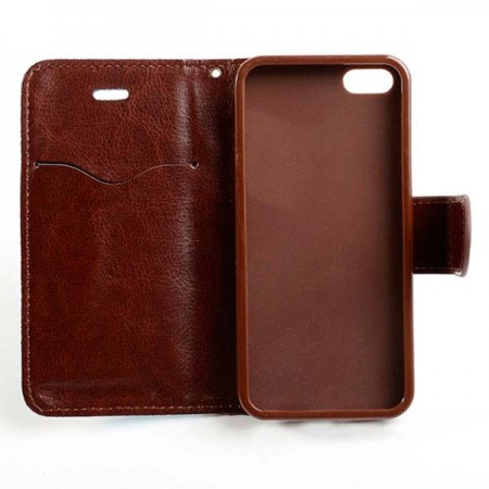 Etui Portefeuille en Jean à Fleurs pour iPhone 5/5S et SE Etui Portefeuille en Jean à Fleurs pour iPhone 5/5S et SE