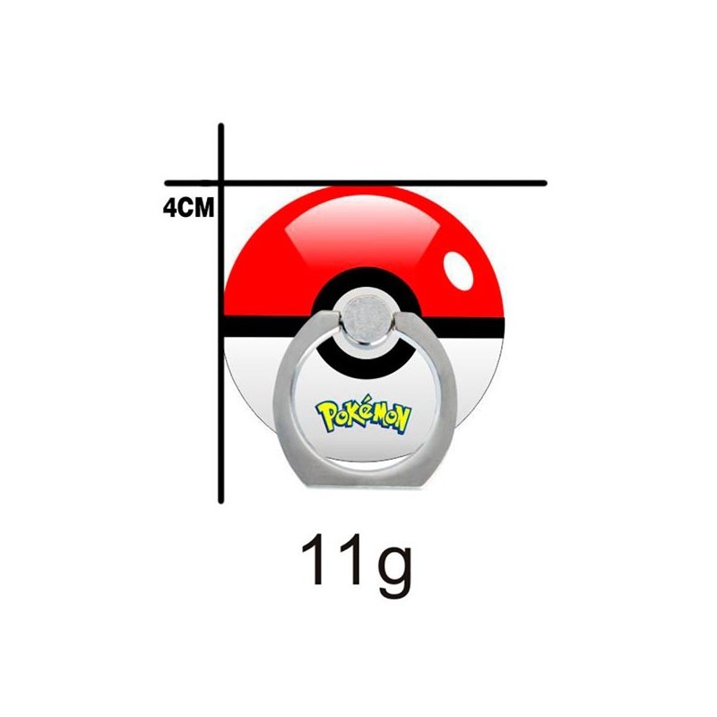 Bague Support à Anneau Rotatif Pokeball en...
