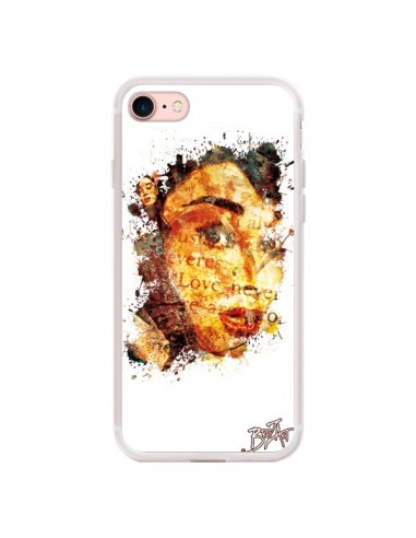 Coque iPhone 7/8 et SE 2020 Audrey Hepburn Portrait - Brozart