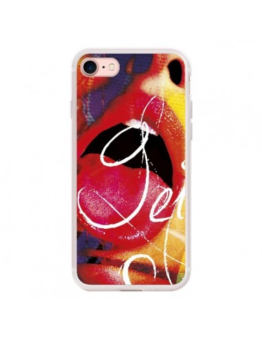 Coque iPhone 7/8 et SE 2020 Get Bouche Sexy - Brozart