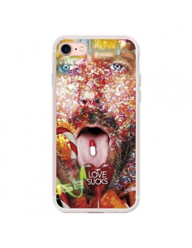 Coque iPhone 7/8 et SE 2020 Dr House Love Sucks - Brozart