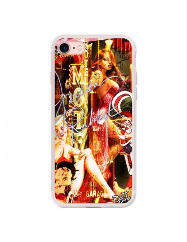 Coque iPhone 7/8 et SE 2020 Jessica Rabbit Betty Boop - Brozart