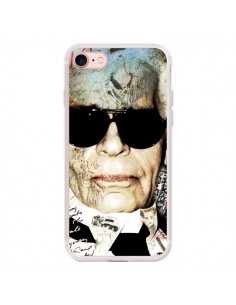Coque iPhone 7/8 et SE 2020 Karl Lagerfeld Designer -...