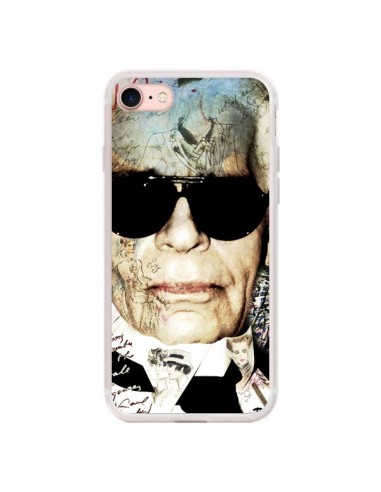 Coque iPhone 7/8 et SE 2020 Karl Lagerfeld Designer - Brozart