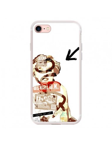 Coque iPhone 7/8 et SE 2020 Marilyn Monroe Touch of Art - Brozart