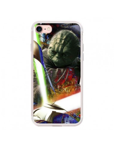 Coque iPhone 7/8 et SE 2020 Maitre Yoda Star Wars - Brozart