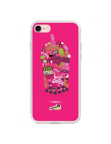 Coque iPhone 7/8 et SE 2020 Bubble Fever Original Flavour Rose - Bubble Fever