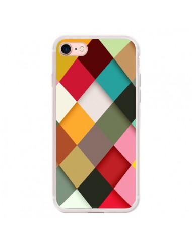 Coque iPhone 7/8 et SE 2020 Colorful Mosaique - Danny Ivan