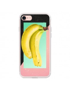 Coque iPhone 7/8 et SE 2020 Eat Banana Banane Fruit -...