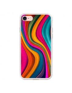 Coque iPhone 7/8 et SE 2020 Love Color Vagues - Danny Ivan