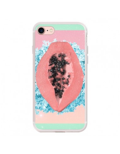 Coque iPhone 7/8 et SE 2020 Papaya Rocks Fruit - Danny Ivan