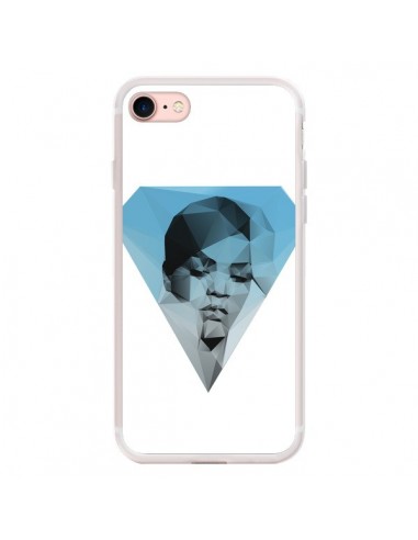 Coque iPhone 7/8 et SE 2020 Rihanna Diamond - David Delahunty
