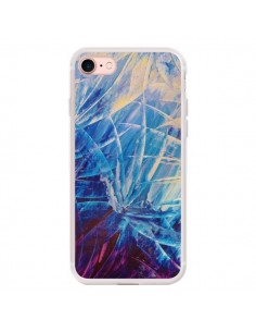 Coque iPhone 7/8 et SE 2020 Fleurs Violettes françaises -...