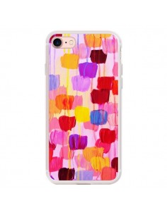 Coque iPhone 7/8 et SE 2020 Pois Roses Dottie - Ebi Emporium