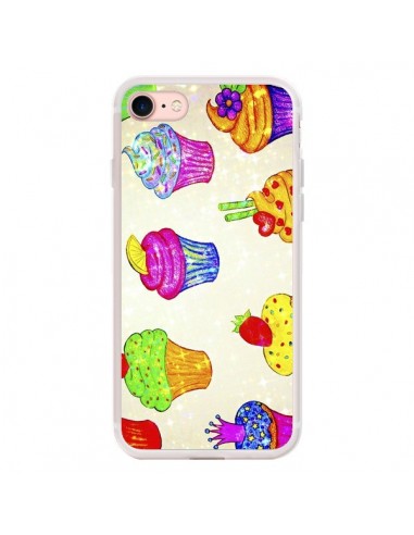 Coque iPhone 7/8 et SE 2020 Sweet Cupcake - Ebi...