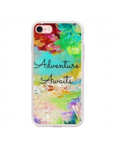 Coque iPhone 7/8 et SE 2020 Adventure Awaits Fleurs - Ebi...