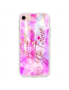 Coque iPhone 7/8 et SE 2020 Je t'aime I Love You - Ebi...