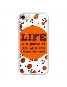 Coque iPhone 7/8 et SE 2020 Life is a Game XoXo - Ebi...