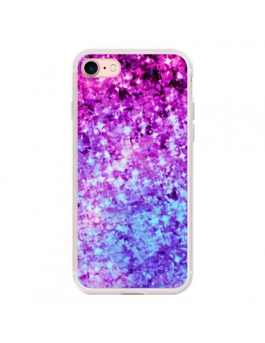 Coque iPhone 7/8 et SE 2020 Radiant Orchid Galaxy Paillettes - Ebi Emporium