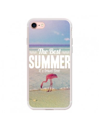 Coque iPhone 7/8 et SE 2020 Best Summer Eté - Eleaxart