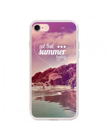 Coque iPhone 7/8 et SE 2020 Summer Feeling Eté - Eleaxart