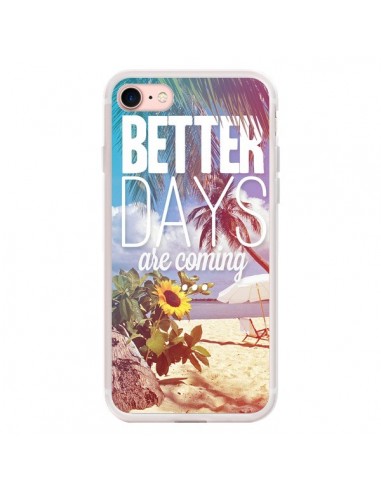Coque iPhone 7/8 et SE 2020 Better Days Eté - Eleaxart