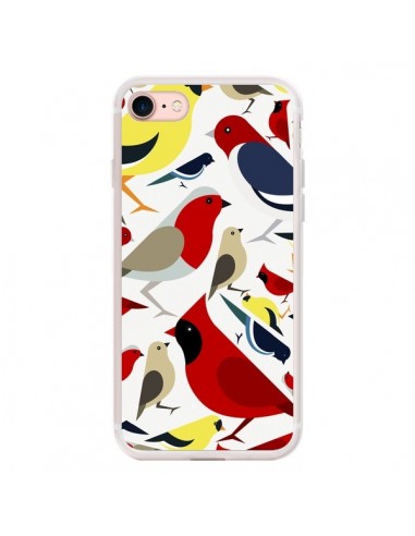 Coque iPhone 7/8 et SE 2020 Oiseaux Birds - Eleaxart