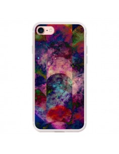 Coque iPhone 7/8 et SE 2020 Abstract Galaxy Azteque -...