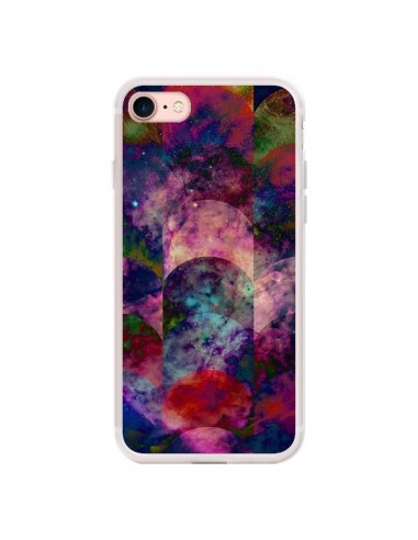 Coque iPhone 7/8 et SE 2020 Abstract Galaxy Azteque - Eleaxart