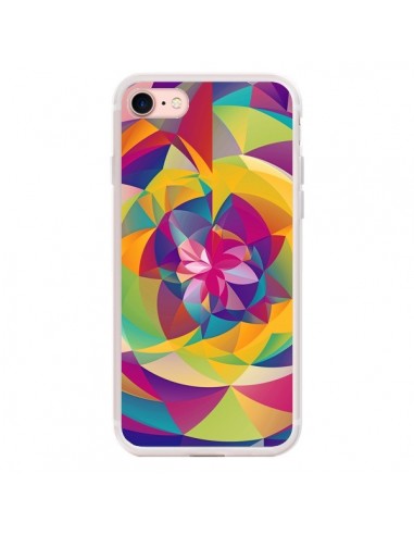 Coque iPhone 7/8 et SE 2020 Acid Blossom Fleur - Eleaxart