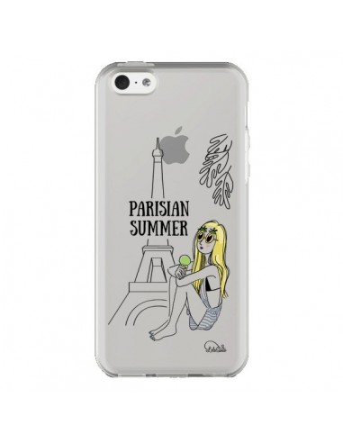 Coque iPhone 5C Parisian Summer Ete Parisien Transparente - Lolo Santo